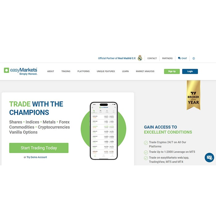 Обзор брокера EasyMarkets